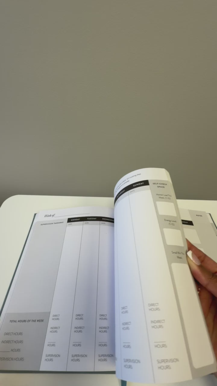 The Therapist's Year One | Volume I Planner